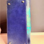 Brahmin Blue Waterford Satchel NWT | Italian Snake Leather Tote w/ Strap & Dust Photo 4