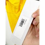 Mac Duggal  55286 Lemon Yellow One Shoulder Ruffle Mini Dress Size 4 Photo 4