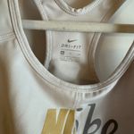 Womens Nike Size Small Swoosh Metallic Futura Bra Medium Support Dri Photo 3