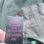 Alberto Makali  Green Printed Peplum Long Sleeve Dress Size L Photo 8