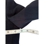 ZARA Navy Blue Double Breasted Blazer Jacket Pea Coat Gold Trim Work Size XS Photo 6