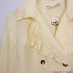 Free People NEW 100% Linen Crossover Back Bennie Crop Blazer, XS Photo 4