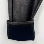 Spanx π NWT Faux Leather Lined Leggings Shapewear Black Coated Metallic Sz Small Photo 12