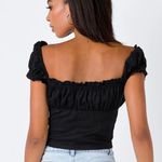 Princess Polly NWT ELOUISE CROP TOP BLACK Photo 3