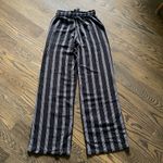 SO NWOT  Black and White Stripped Pants Photo 2