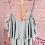 Show Me Your Mumu  Caitlin Ruffle Size Small Light Blue Photo 5