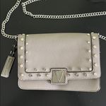 Victoria's Secret  The Victoria Micro Shoulder Bag Gray Silver Studs Photo 1