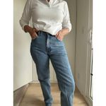 Calvin Klein Jeans 90s  Stone Light Wash W 28 High Rise Straight Leg Mom Jean USA Photo 7