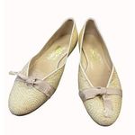 Salvatore Ferragamo  women’s beige leather shoes flats SKU 6380 Photo 0