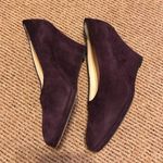 Calvin Klein Suede Wedge Pumps Photo 2