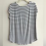 Green Envelope Grey and White Striped Short Sleeve T Photo 11