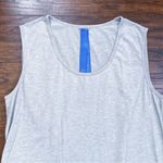 Kit & Ace • Union Dress color block shift grey navy blue knit silk tank Size 4 Photo 3