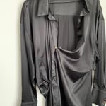 SER.O.YA Tamarin Black Midi Dress Womens New Large Photo 8