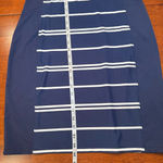 Athleta Colorblock Stripe Swim Active Dress Blue White Size Medium Photo 10