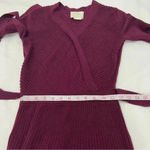 Kate Spade Kate‎ spade  100% WOO  Women's Purple V Neck Long Sleeve Wrap Dress size XS Photo 12