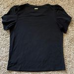 Michael Kors  Cap Sleeve Black Top Photo 1