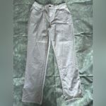 Chico's Chico’s size 8 women’s white jeans so slimming girlfriend slim leg crop, pockets Photo 0