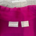 Chico's Magenta Heavyweight One Button Coat Women's Photo 1