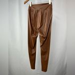 Aerie OFFLINE By  Real Luxe Faux Leather Legging in Horizon Brown‎ Size Medium Photo 6