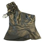 Alfred Angelo NWT  Carbon one shoulder fitted top size 10 Photo 0