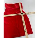 Victor Glemaud Dress Womens Small Red Strapless Mini Ponte‎ Sheer Panel Photo 9