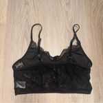 SheIn Black Lace Crop Top by  - Size Small Photo 1