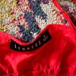 LIONESS Red  Top with Lace and Button Detail xs Photo 7