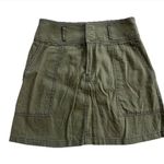 Abound  Linen Blend Women’s Mini Skirt Small Y2K Utility Summer Boho Coastal Photo 0