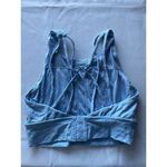 Buffbunny Collection BuLight Blue Cotton buffbunny Embroidered Crop Top Summer Tank Sleeveless S Photo 1
