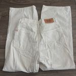 BDG  Urban Outfitters White High Waisted Ribbed Jeans Photo 1