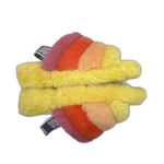 UGG  WOMEN FLUFF YEAH SLIDE PRIDE RAINBOW YELLOW SANDAL Size 8.0 US Photo 2