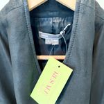 Vince Leather Vest Black Large Photo 1