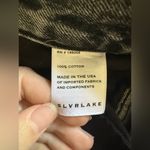 NWOT SLVRLAKE Hero Jeans Midnight Rider Dark Gray Distressed Jeans Size 28 Photo 6