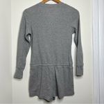 Sesame Street  Oscar the Grouch Romper Pajamas Women’s Juniors Small Thermal Gray Photo 3