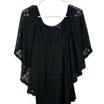 Love j Plus Size  Lace Black Batwing Blouse Size 3X EUC #4317 Photo 0