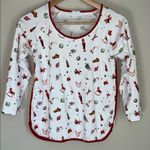 LAKE Holiday Pajama Set Size XXS Pants Top White Photo 1