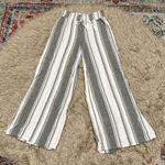 NoBo linen striped pants size small White Photo 0