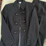 Dress Barn NWT  Black 2pc Suit Jacket Pants 16 Photo 2