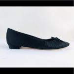Manolo Blahnik Satin Bow Ballet Flat Pumps 35 Photo 2