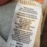 Calvin Klein GRAY TIE DYE WATERCOLOR FRONT LOGO SIDE SPLIT HEM LOUNGE SWEATSHIRT Photo 14