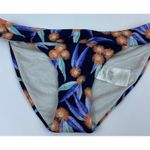 Patagonia Bikini Bottoms Orange Floral Leaf Print Foldover Swimsuit M Medium Photo 1