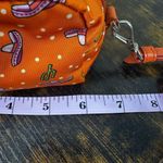 Prada  Tessuto Nylon Wristlet Pouch Bag Orange Sombreros Cactus Colorful Festive Photo 14