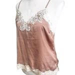 I.N.C International Concepts Lace Trim Cami Y2K Fairy Whimsical Size Medium Tan Brown Photo 5