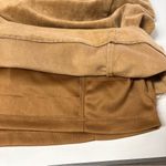 Calvin Klein  Dress Womens Size 8 Brown Sleeveless Faux Suede Sheath Lined Office Photo 5