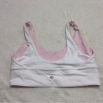 Lululemon White and pink  reversible align bra Photo 1