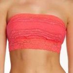 Free People NWT Intimately Pink Lemon Lined Lace Bandeau Women's Size Small Photo 0