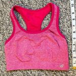 New Balance Pink Racerback Sports Bra Photo 2