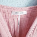 Anthropologie Stitchdrop Leyla Sugar Pink Cotton Gauze Ruffle Dress Photo 6