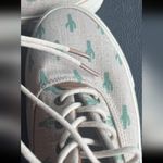 GH Bass Navigate Critter Womens 7M Cactus Print Beige Linen Canvas Boat Shoes Size 7 Photo 9