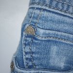 Wallflower 5 27 Long Jeans Shorts Rivet Flap Stitched Pocket Blue Photo 5